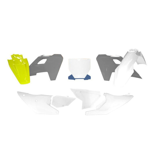 Rtech Plastic Kit 7 Piece - White / Grey / Yellow