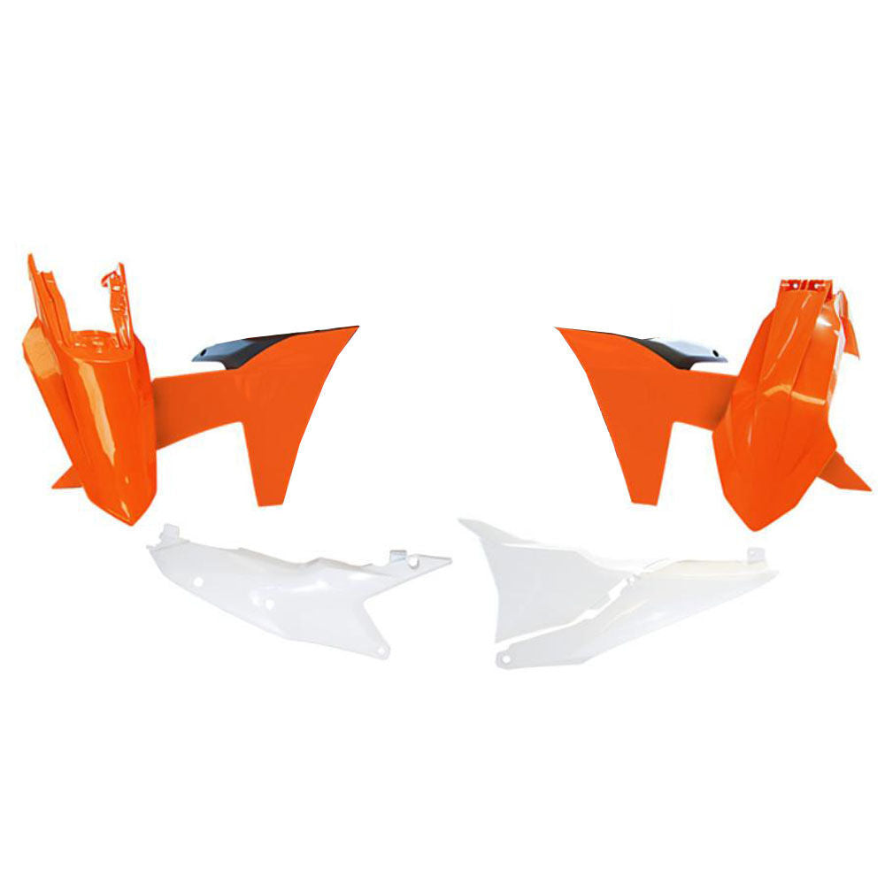 Rtech Plastics Kit - Black / White / Orange