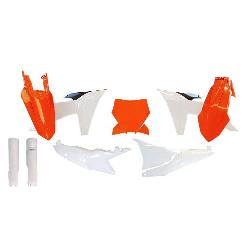 Rtech Plastics Kit 7 Piece - Orange / Black / White