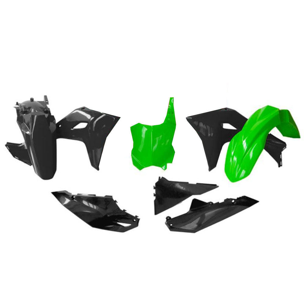 Rtech OE Plastic Kit 5 Piece - Green / Black