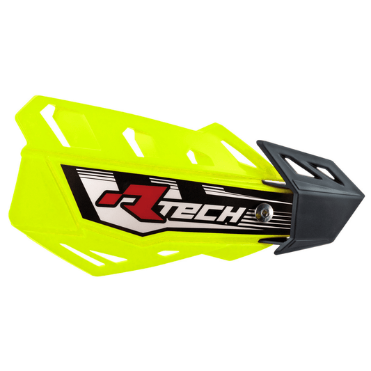 Rtech FLX MX Handguards With Mounting Kit - Neon Yellow