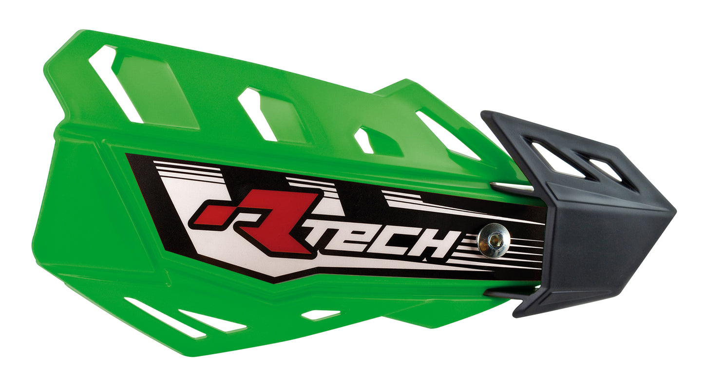 Rtech FLX MX Handguards With Mounting Kit - Green