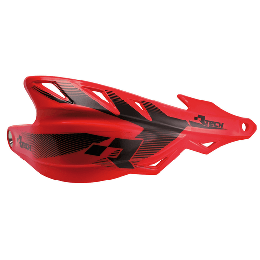 Rtech Raptor Wrap Handguards With Mounting Kit - Red