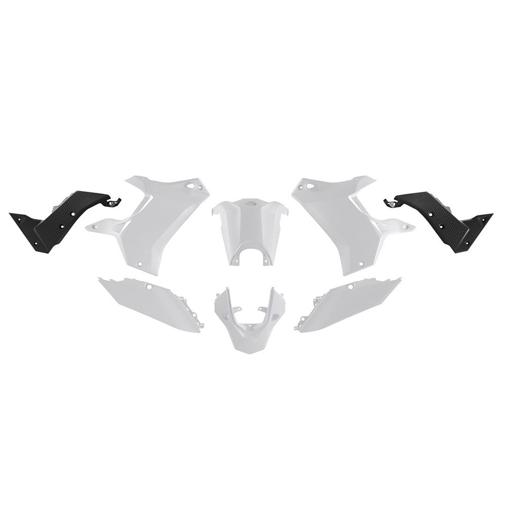 Rtech Revolution Plastics Kit - White / Black