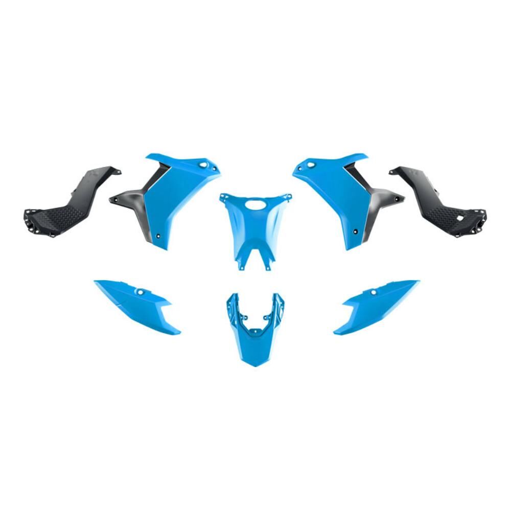 Rtech Revolution Plastics Kit - Black / Blue