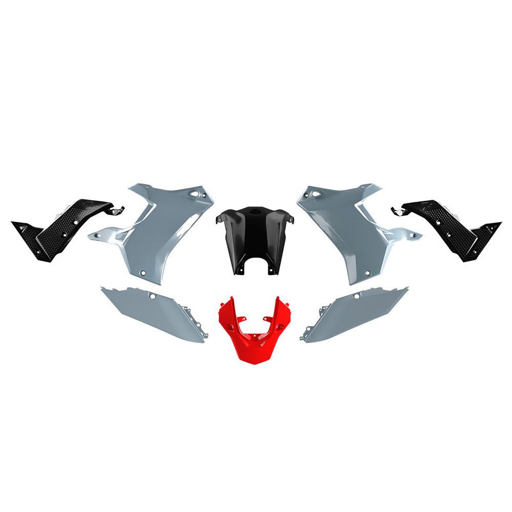 Rtech Plastics Kit - Grey / Black / Red