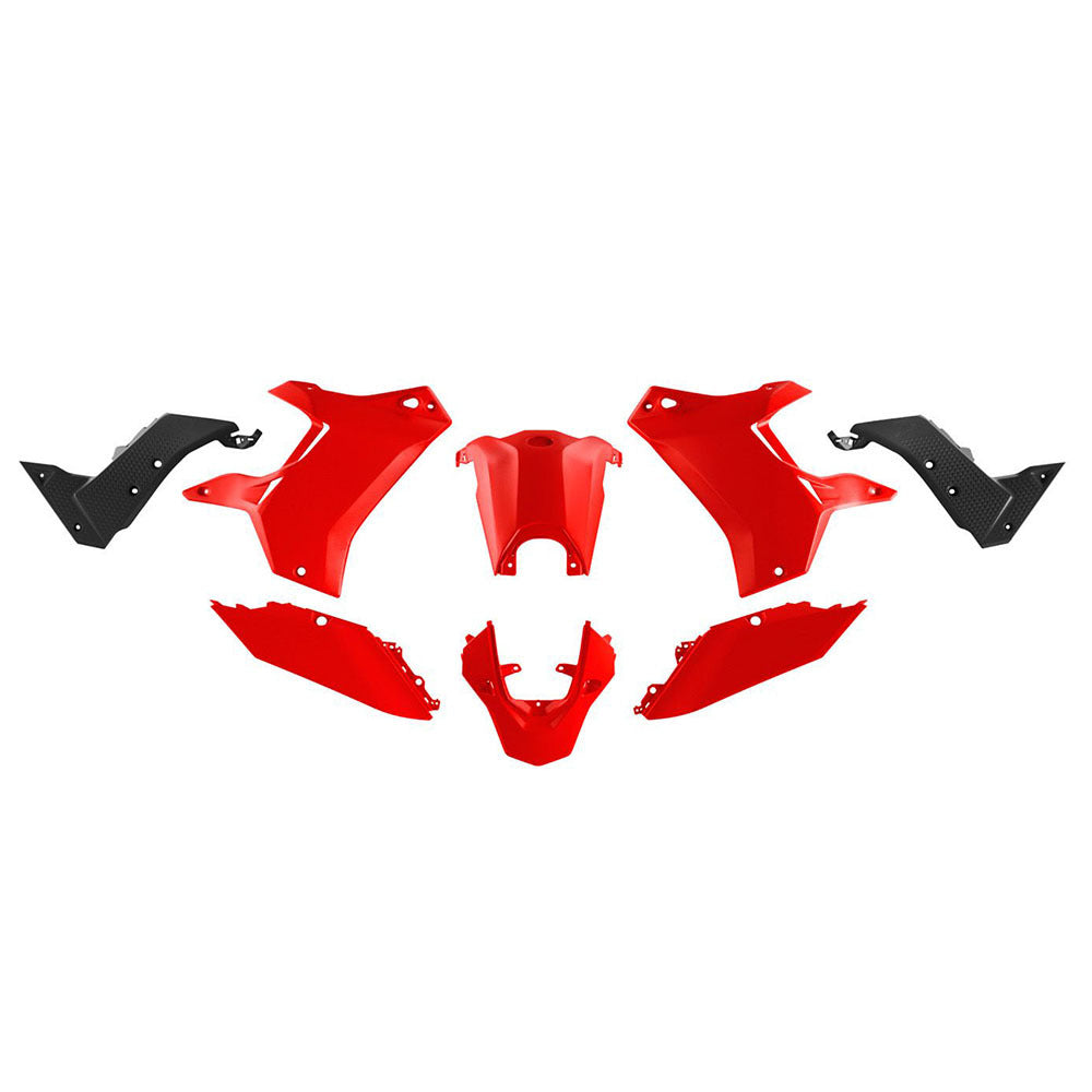 Rtech Revolution Plastics Kit - Red / Black