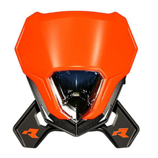 Rtech V-Face 2.0 Full LED Headlight - Orange / Black