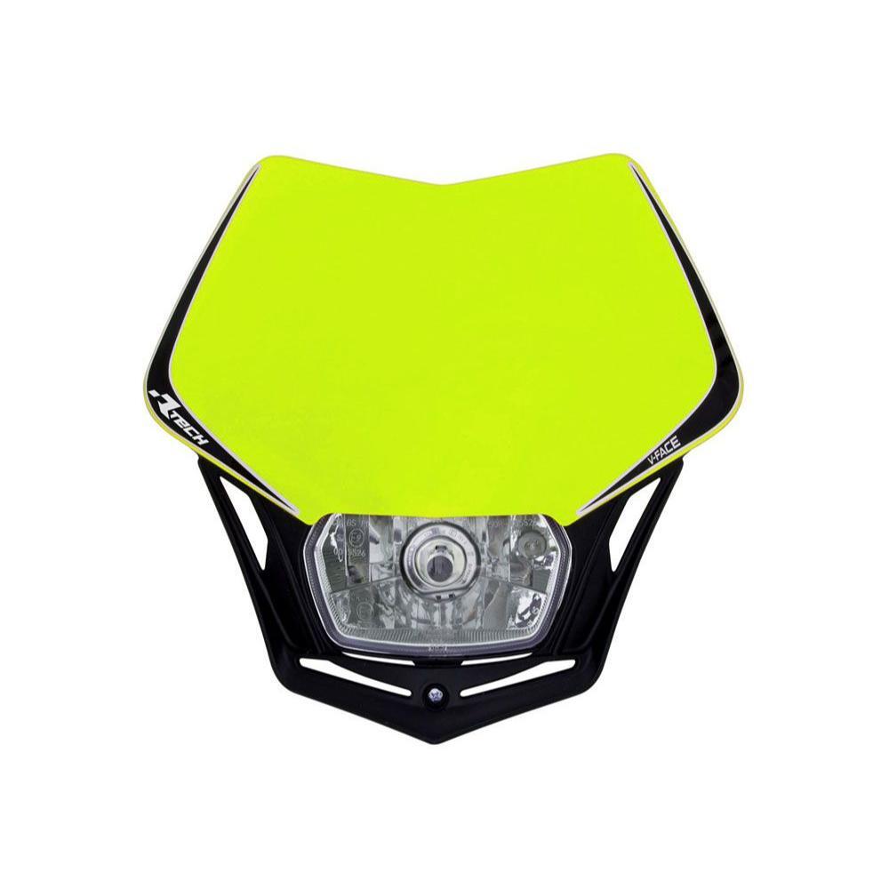 Rtech V-Face Full LED Headlight - Neon Yellow