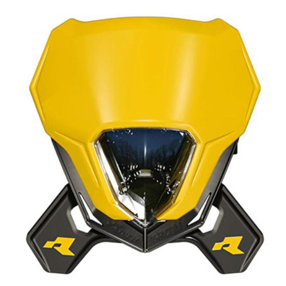 Rtech V-Face 2.0 Full LED Headlight - Yellow / Black