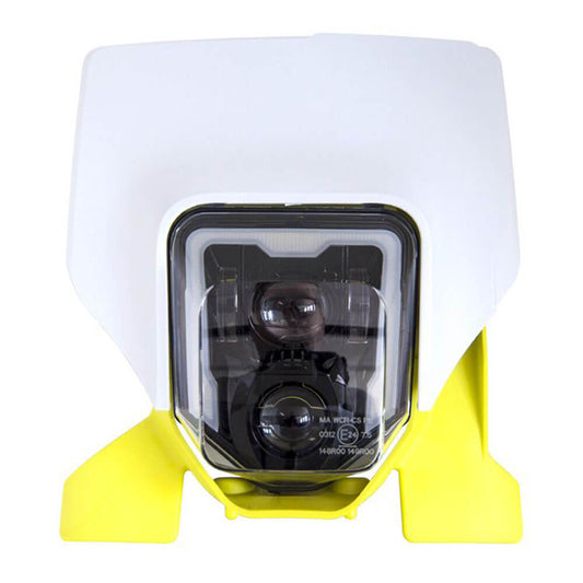 Rtech Homologated Headlight - White / Yellow