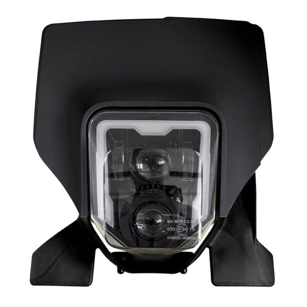 Rtech Homologated Headlight - Black