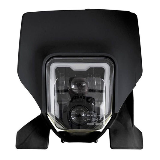 Rtech Homologated Headlight - Black