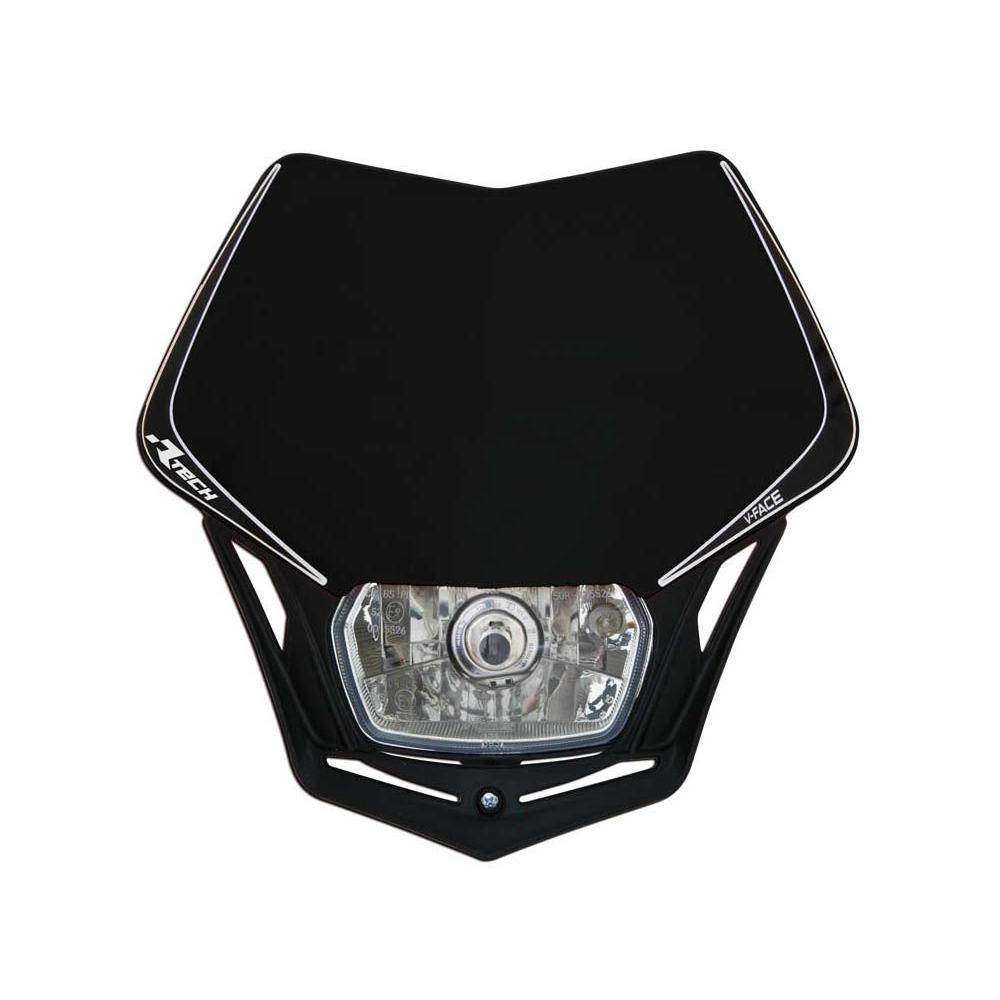 Rtech V-Face Headlight - Black