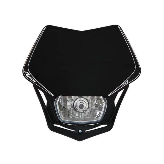 Rtech V-Face Headlight - Black