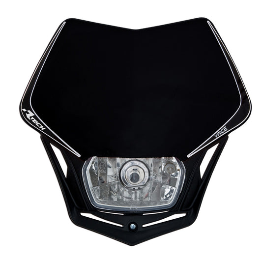 Rtech V-Face Headlight - Black