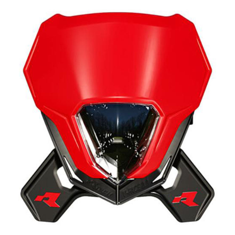 Rtech V-Face 2.0 Full LED Headlight - Red / Black