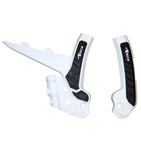 Rtech Frame Protectors - White / Black