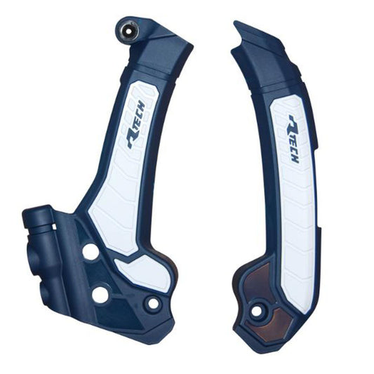 Rtech Frame Protectors - Blue / White