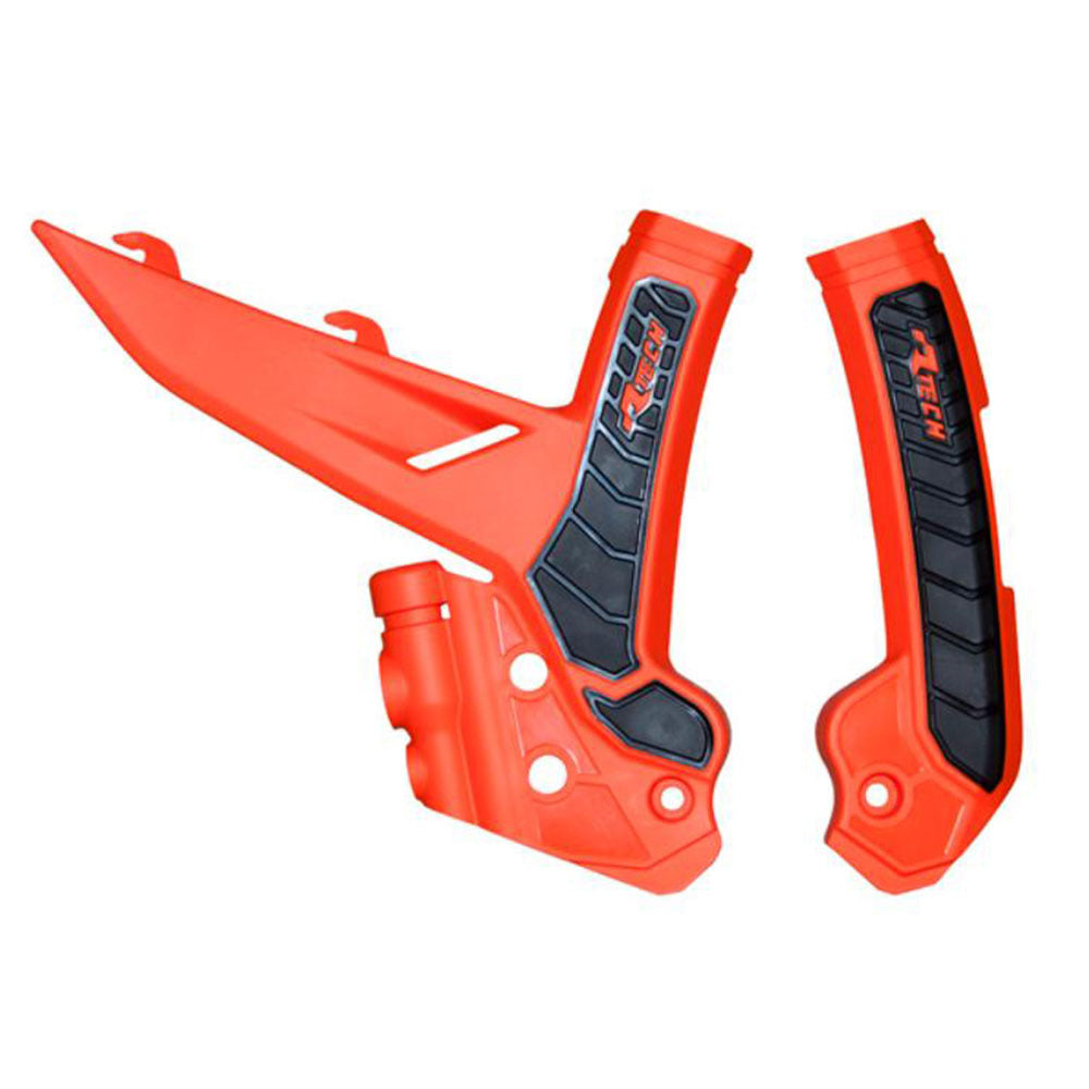 Rtech Frame Protectors - Orange / Black