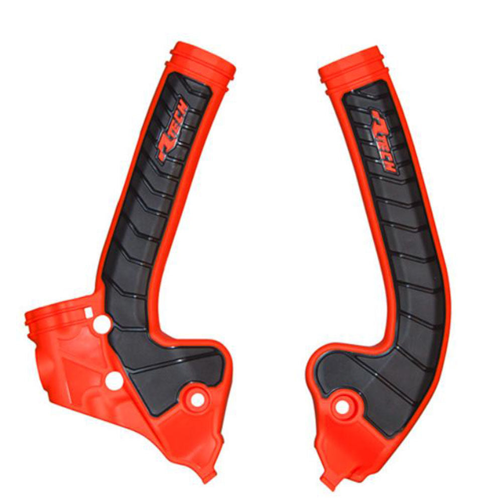Rtech Frame Protectors - Orange / Black