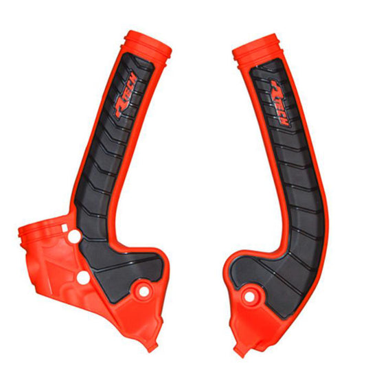 Rtech Frame Protectors - Orange / Black