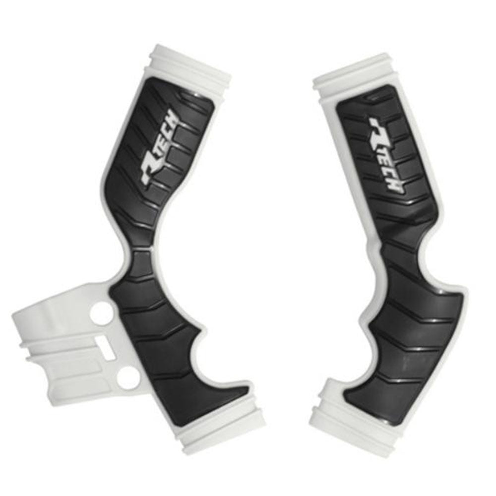 Rtech Frame Protectors - White / Black