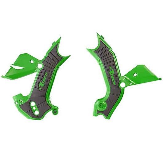Rtech Frame Protectors - Green / Black