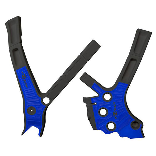 Rtech Frame Protectors - Black / Blue