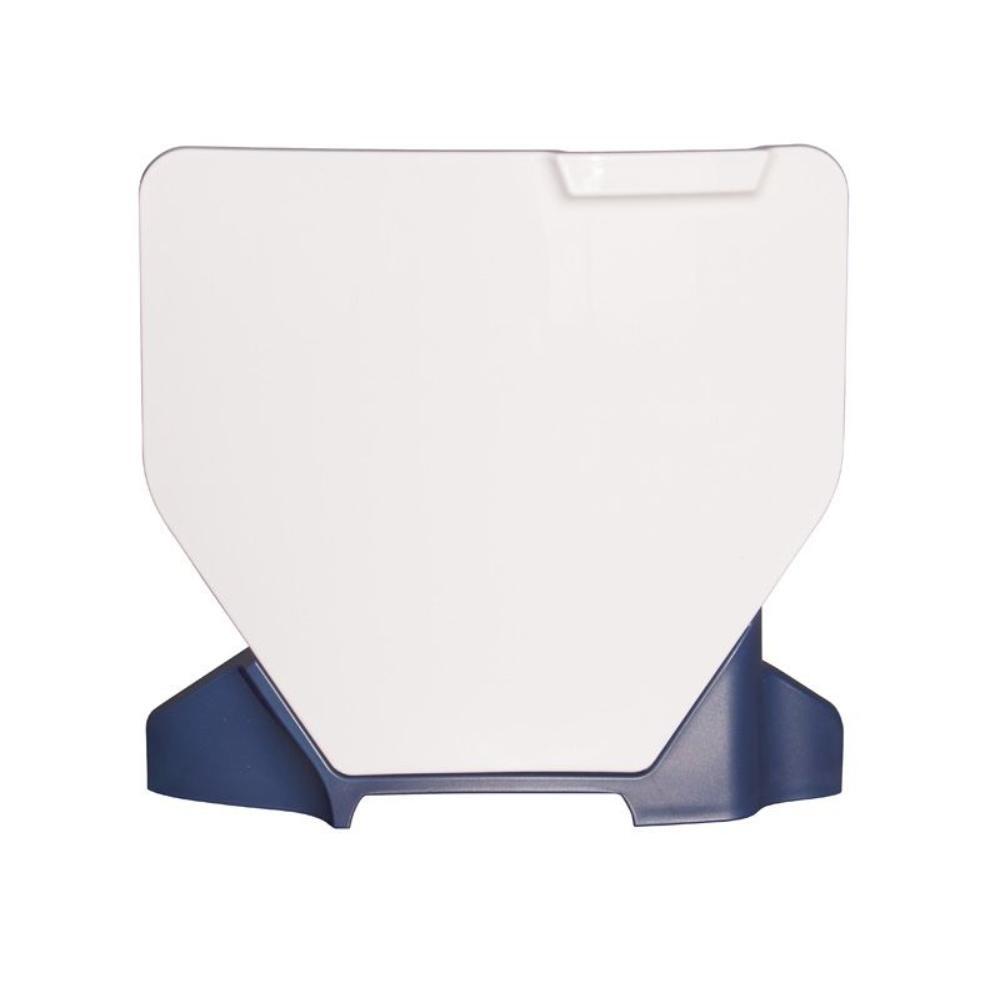 Rtech Front Plate - White / Blue