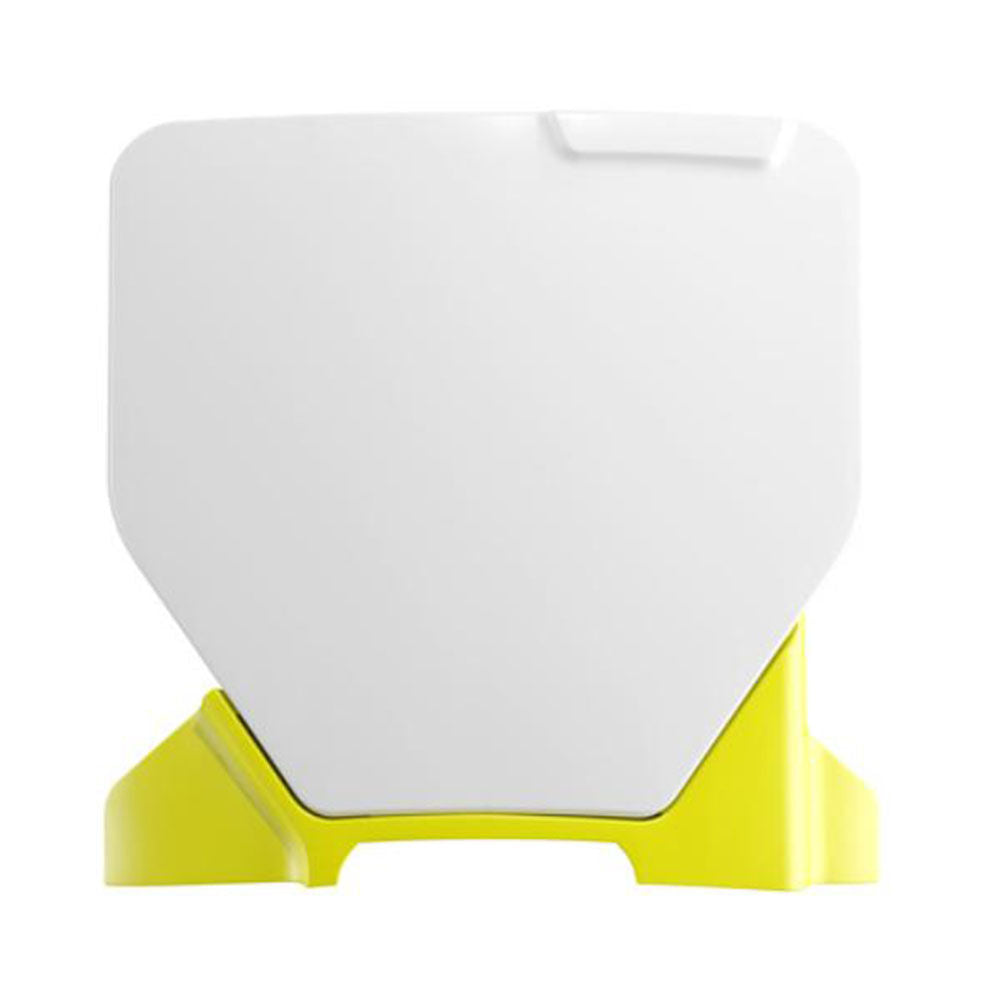 Rtech Front Plate - White / Yellow
