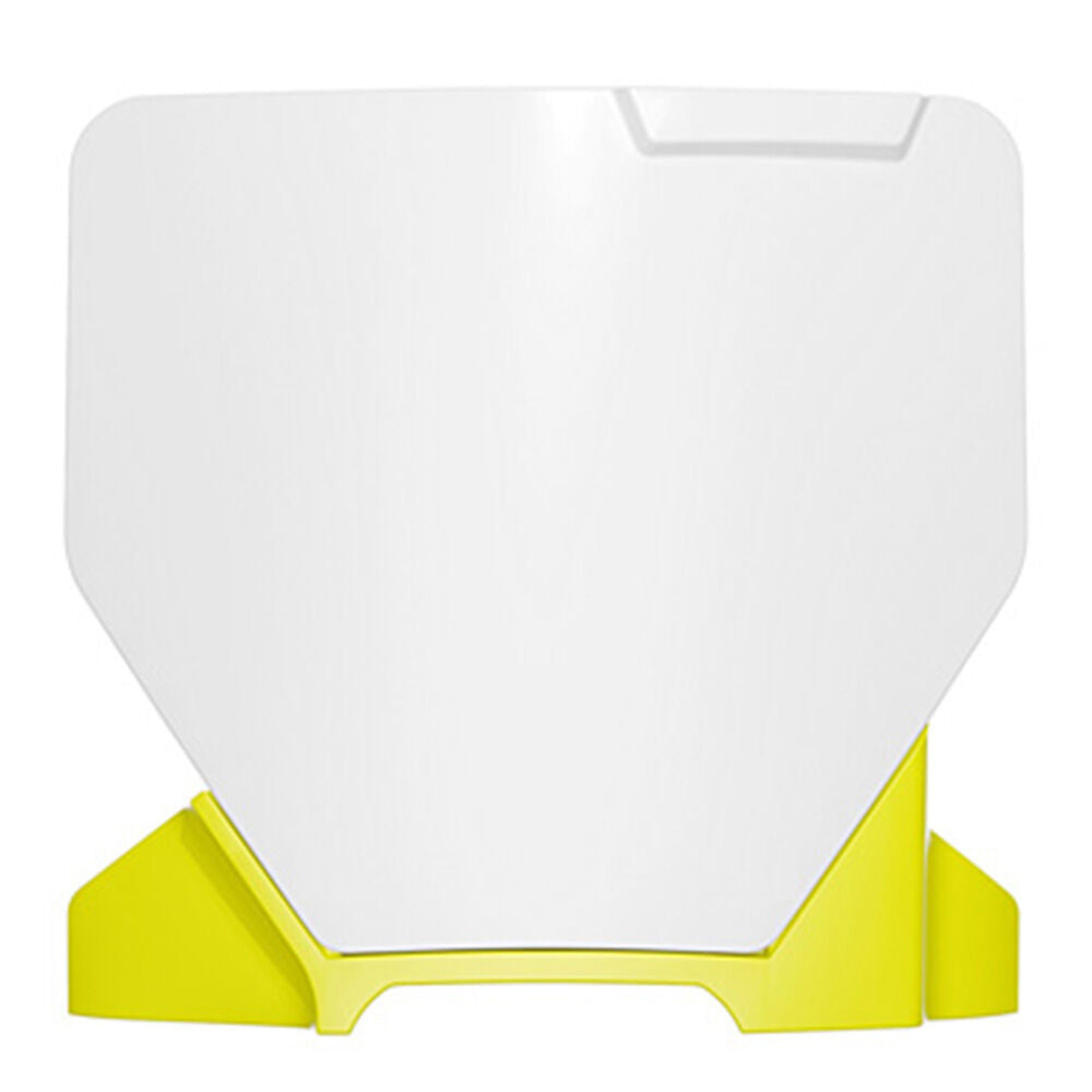 Rtech Front Plate - White / Yellow