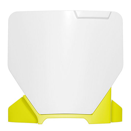Rtech Front Plate - White / Yellow