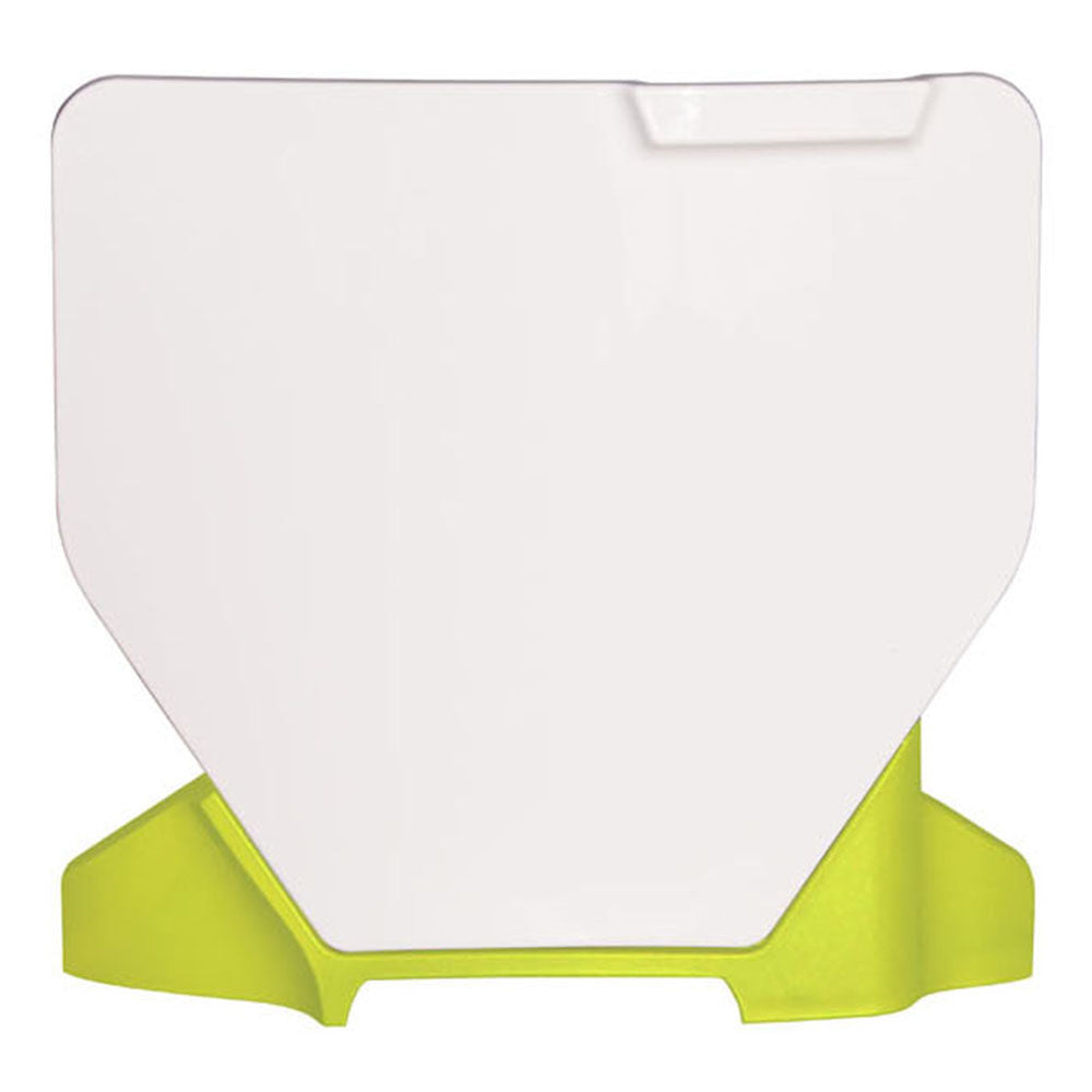 Rtech Front Plate - White / Yellow