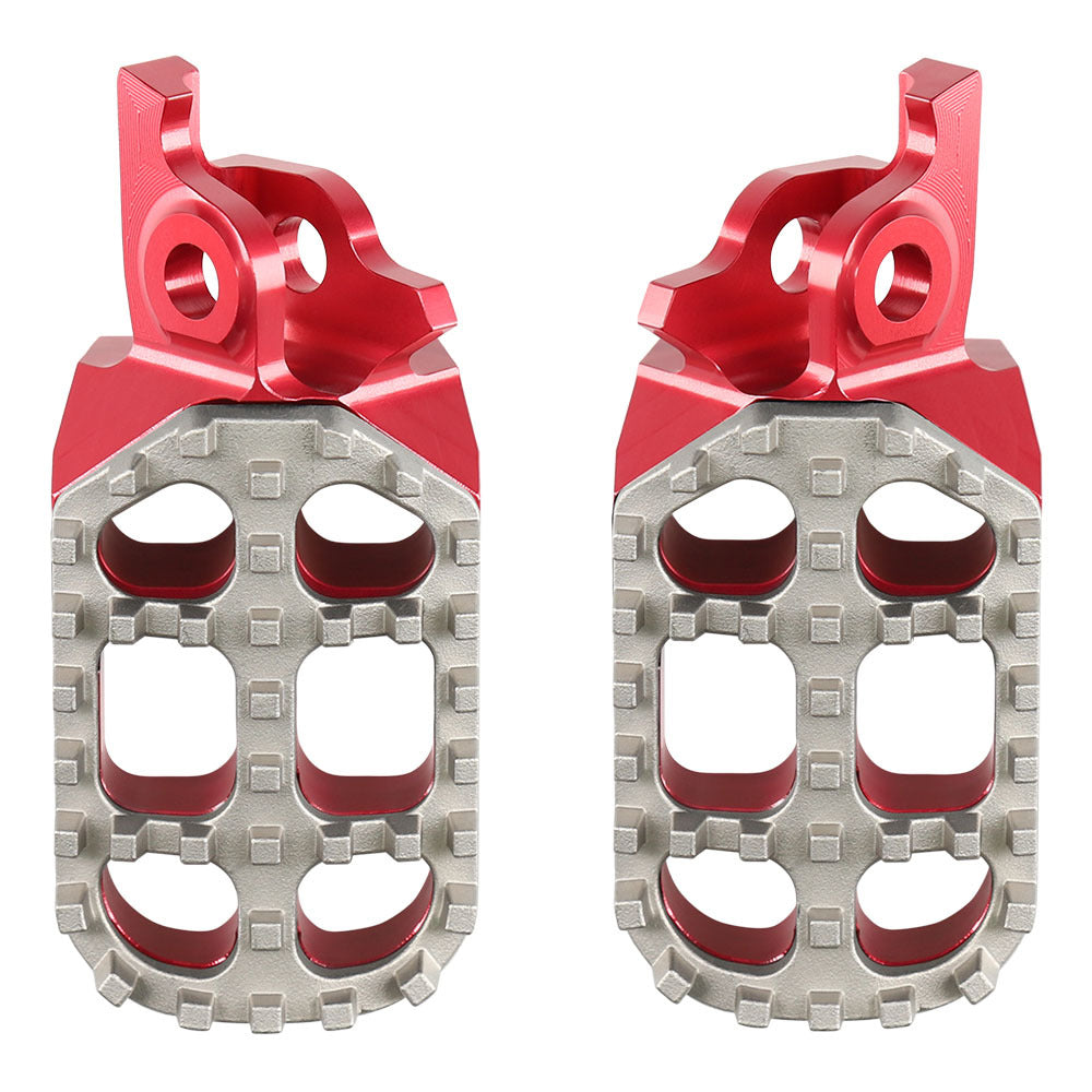 RHK Pursuit Adjustable Footpegs - Red