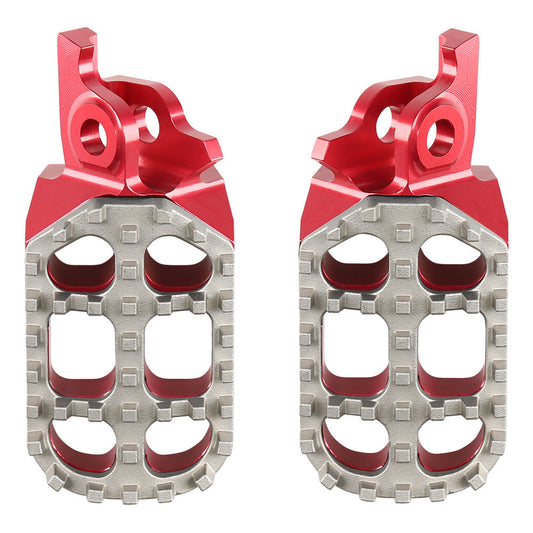 RHK Pursuit Adjustable Footpegs - Red