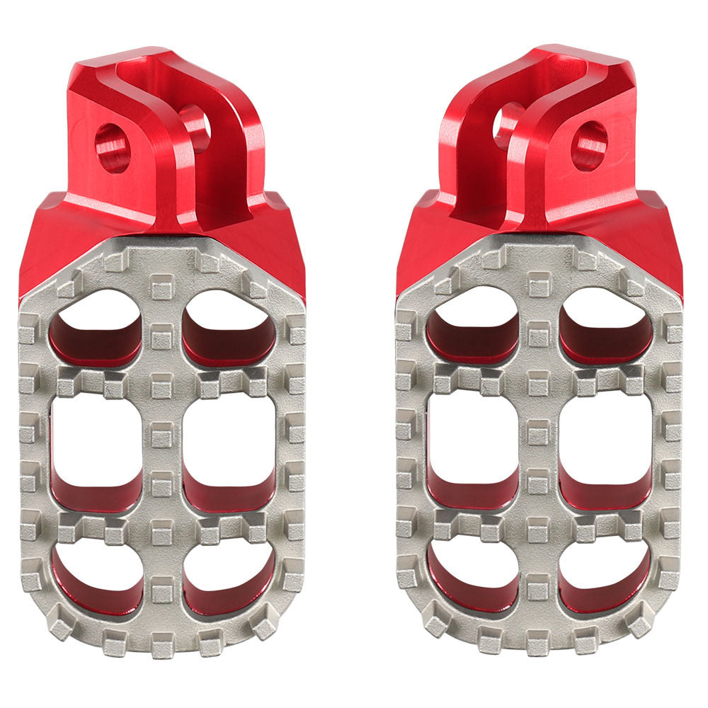 RHK Pursuit Adjustable Footpegs - Red
