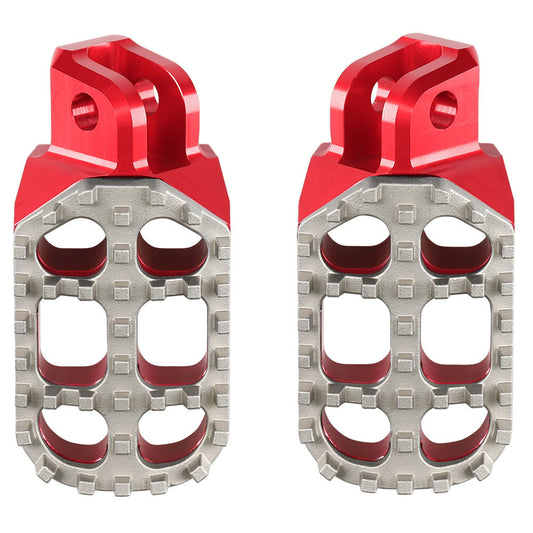 RHK Pursuit Adjustable Footpegs - Red