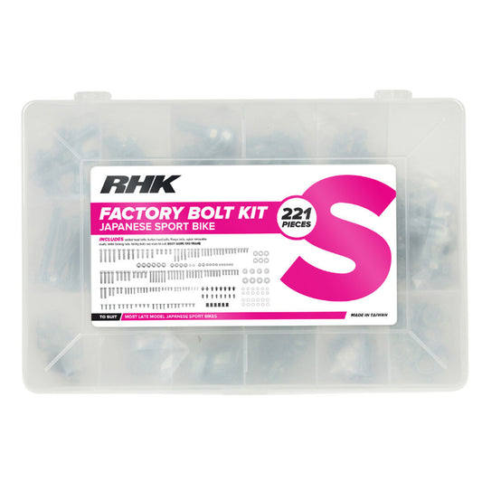 RHK Japanese Sports Bike Factory Bolt Kits - 221 Pieces