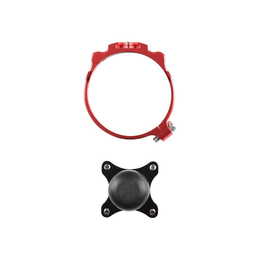 RHK Black Button Launch Controls (Open Type) - Red