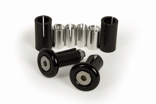 RHK Handlebar End Caps Dirt - Black