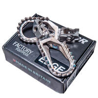 Raptor Titanium Edge Footpegs - 10 Down & 5 Back