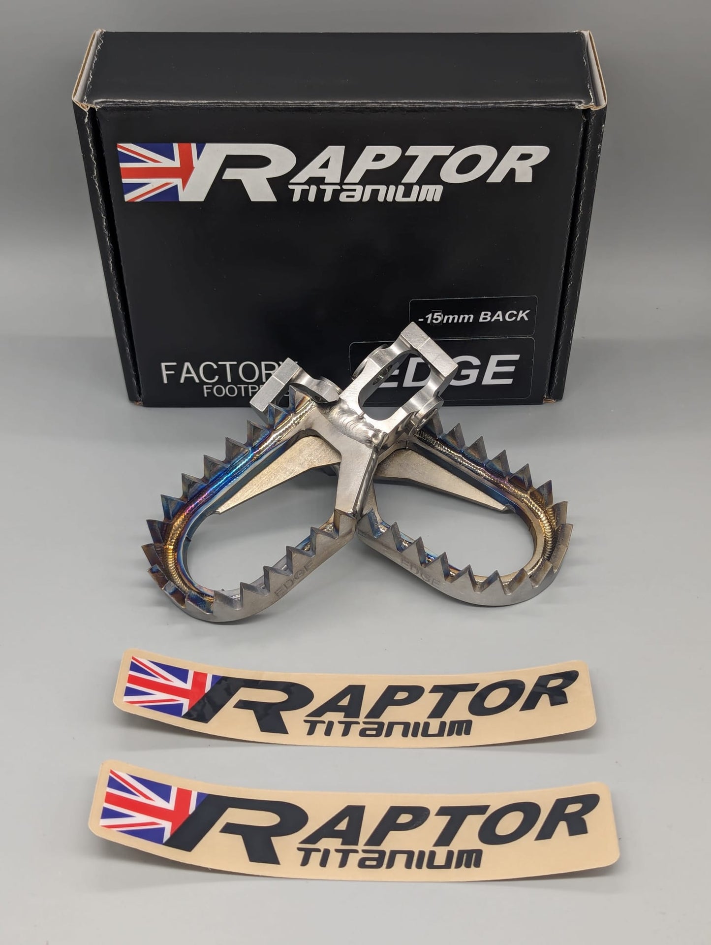 Raptor Titanium Edge Ti - 15mm Back Offset