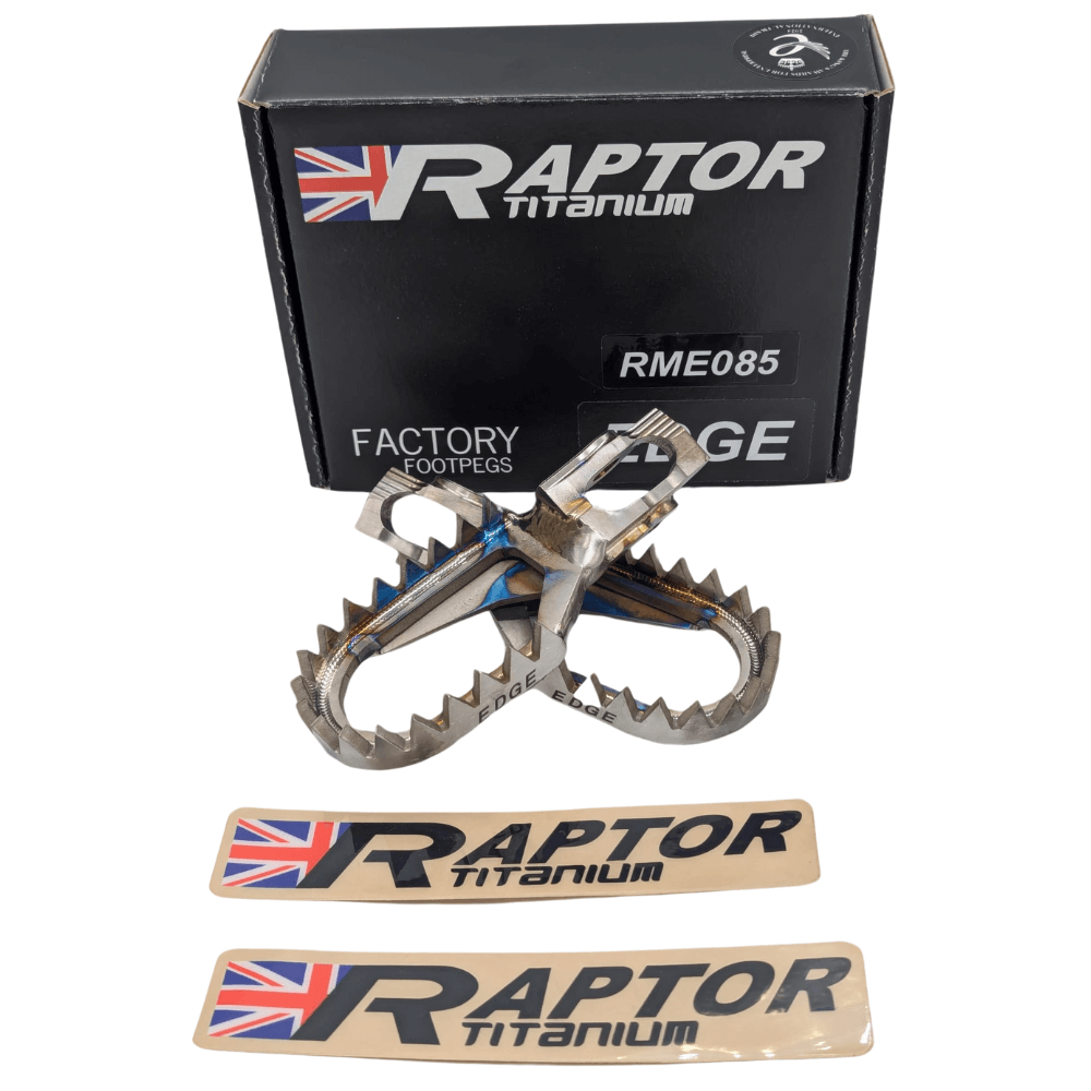 Raptor Titanium Edge Footpegs - 10 Back