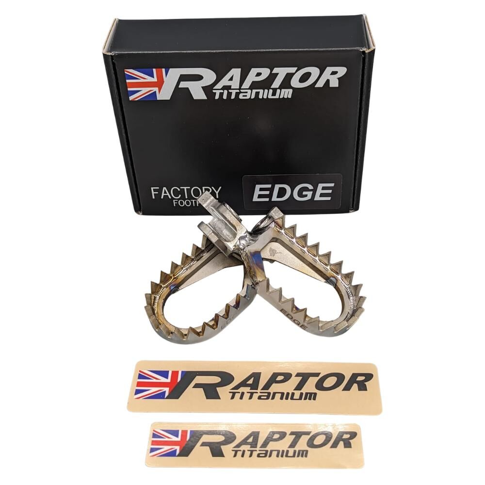 Raptor Titanium Edge Footpegs - Standard