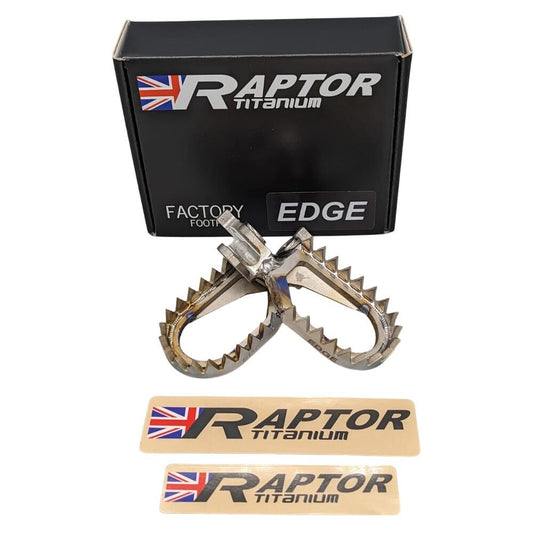 Raptor Titanium Edge Footpegs - Standard