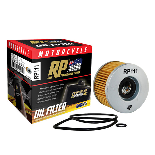 Race Performance Motorcycle Oil Filter RP111 KN-111