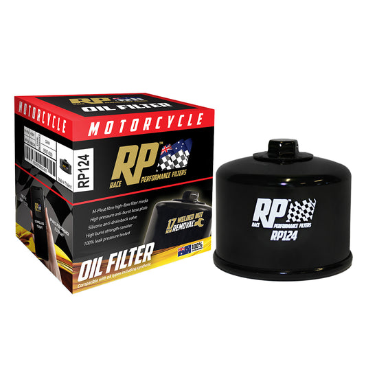 Race Performance Motorcycle Oil Filter RP124 KN-124