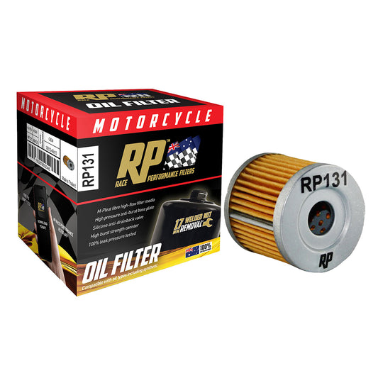 Race Performance Motorcycle Oil Filter RP131 KN-131