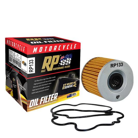 Race Performance Motorcycle Oil Filter RP133 KN-133